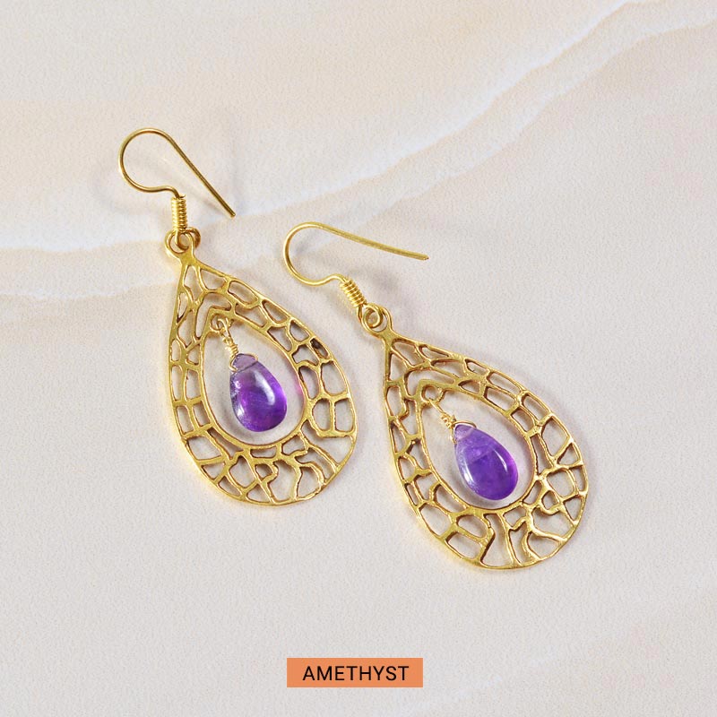 Amethyst deals Wing Earrings