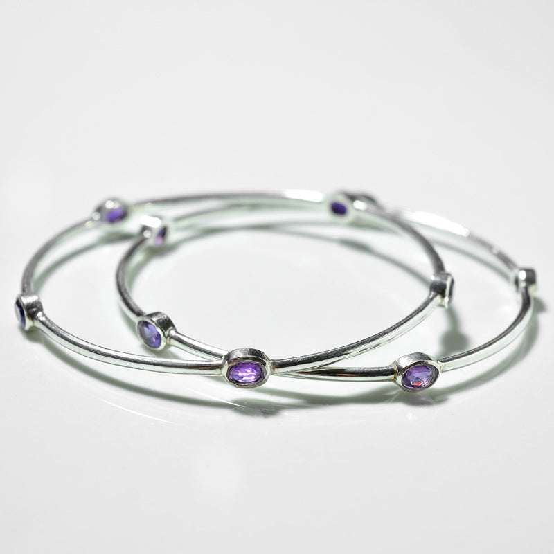 Amethyst bangle,Gemstone Bangle,925 Sterling Bangles,Beautiful Bangles,Boho Bangles,Gift For Her,Bangle For Women,Amethyst Gift hot Bangle