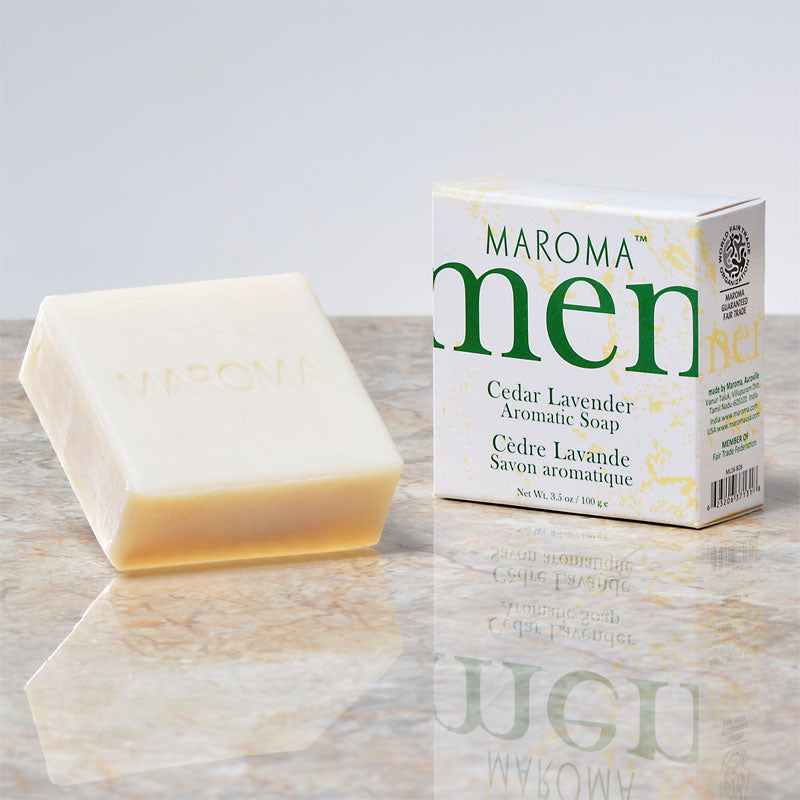 Maroma Men Aromatic Soap 100g - Cedar Lavender