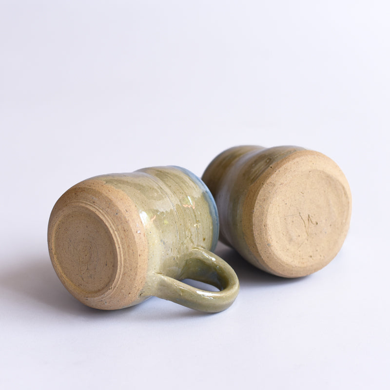 Coffee mug M celadon blue