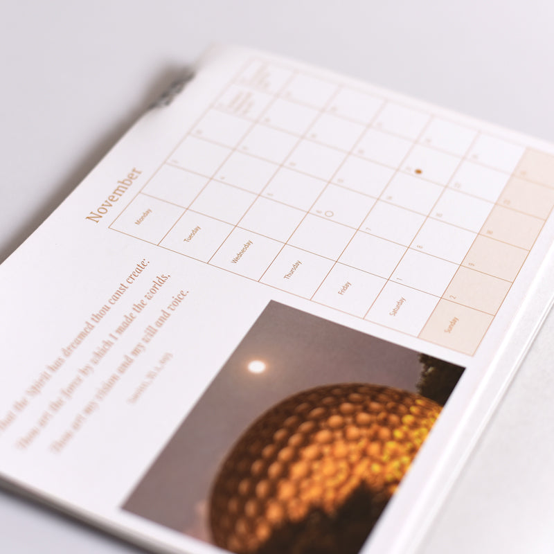 Matrimandir Calendar 2025