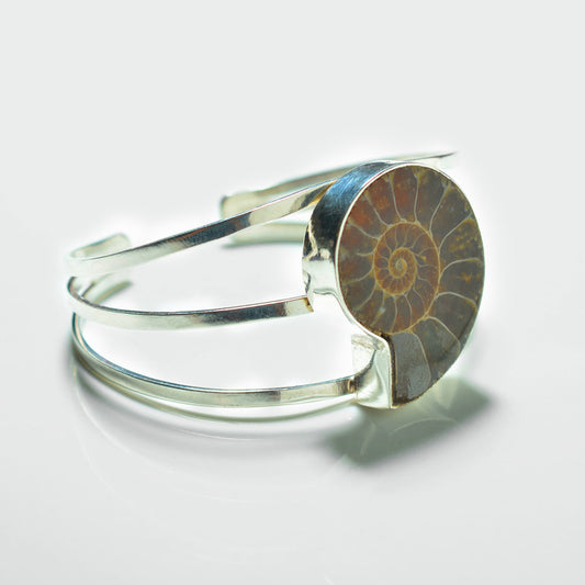 Ammonite Cuff Bracelet