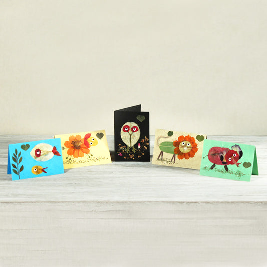 Animal Cracker Small Set of 5 cards