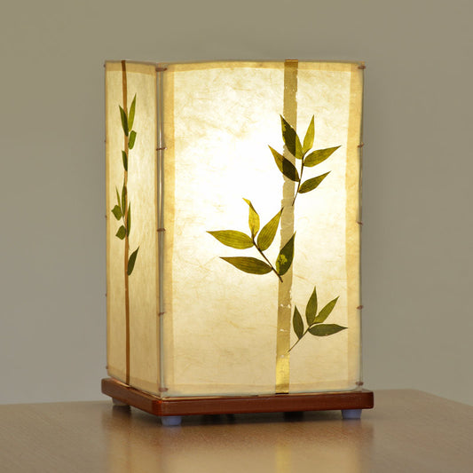 Table Lampshade (Flat Base)-Bamboo