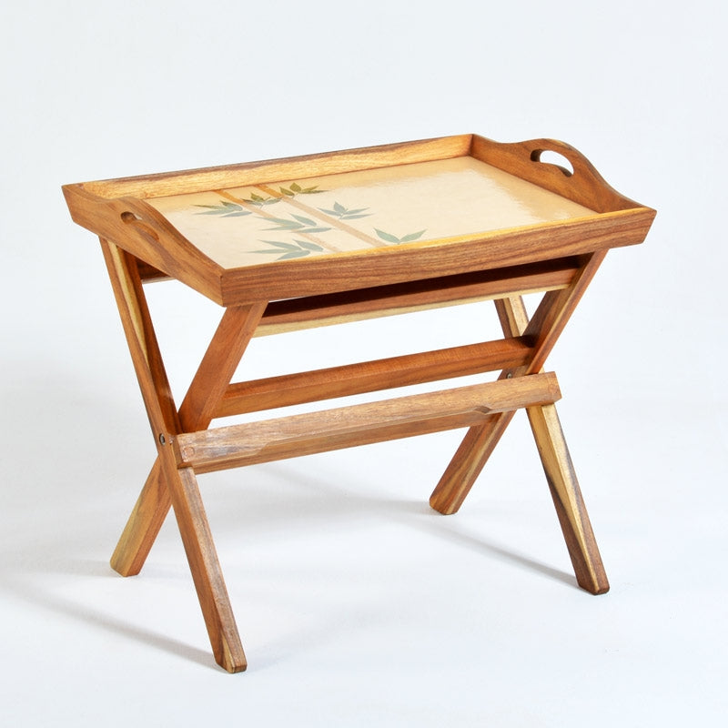 Tray Table with handles - Bamboo