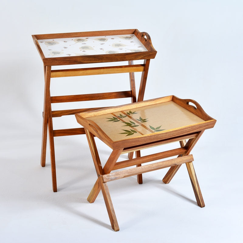 Tray Table with handles - Bamboo