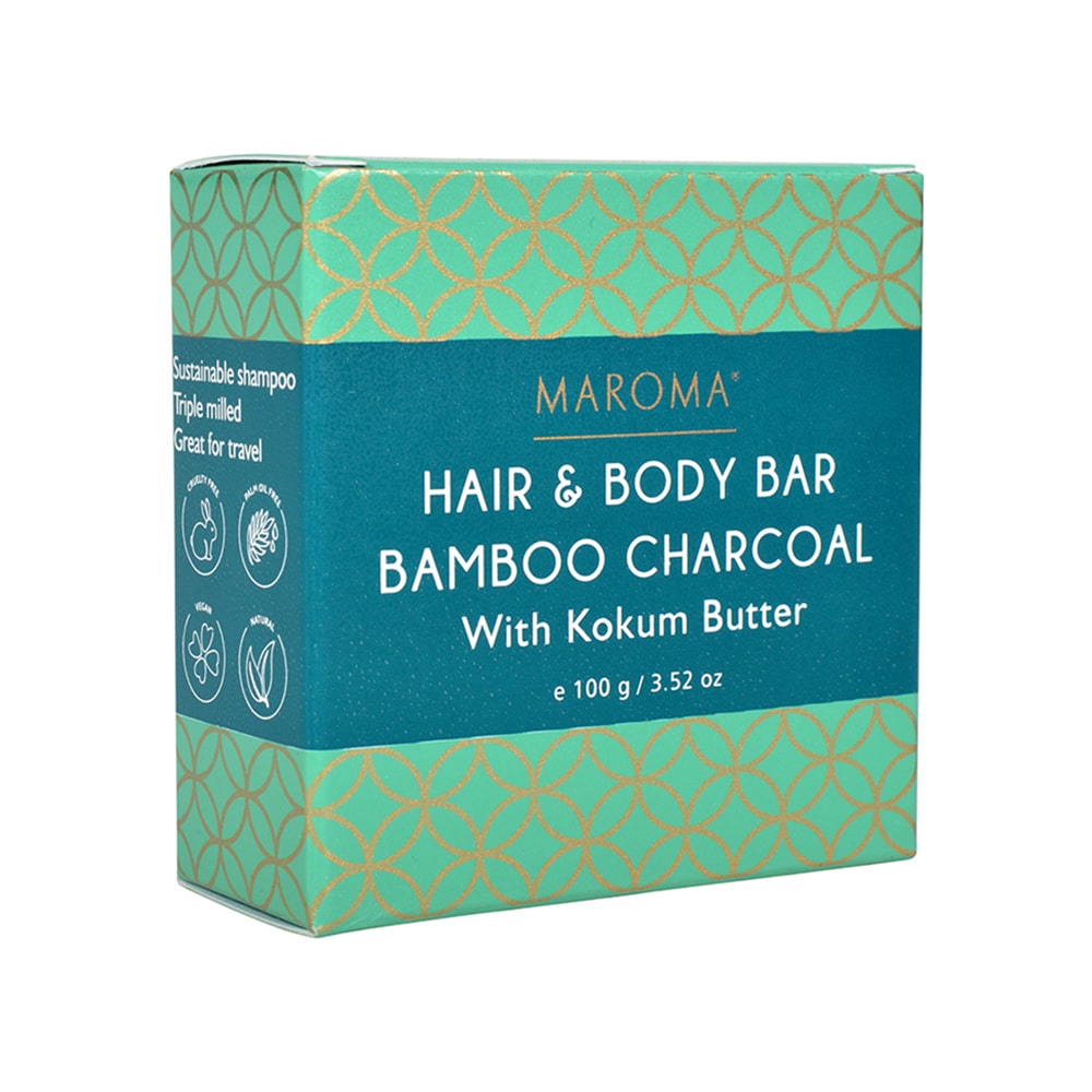 Hair and Body Bar Bamboo Charcoal – 100gms