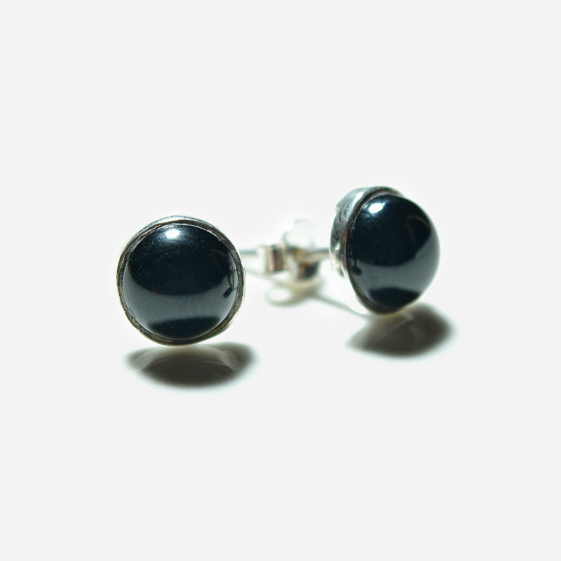 Small Silver Gemstone Stud