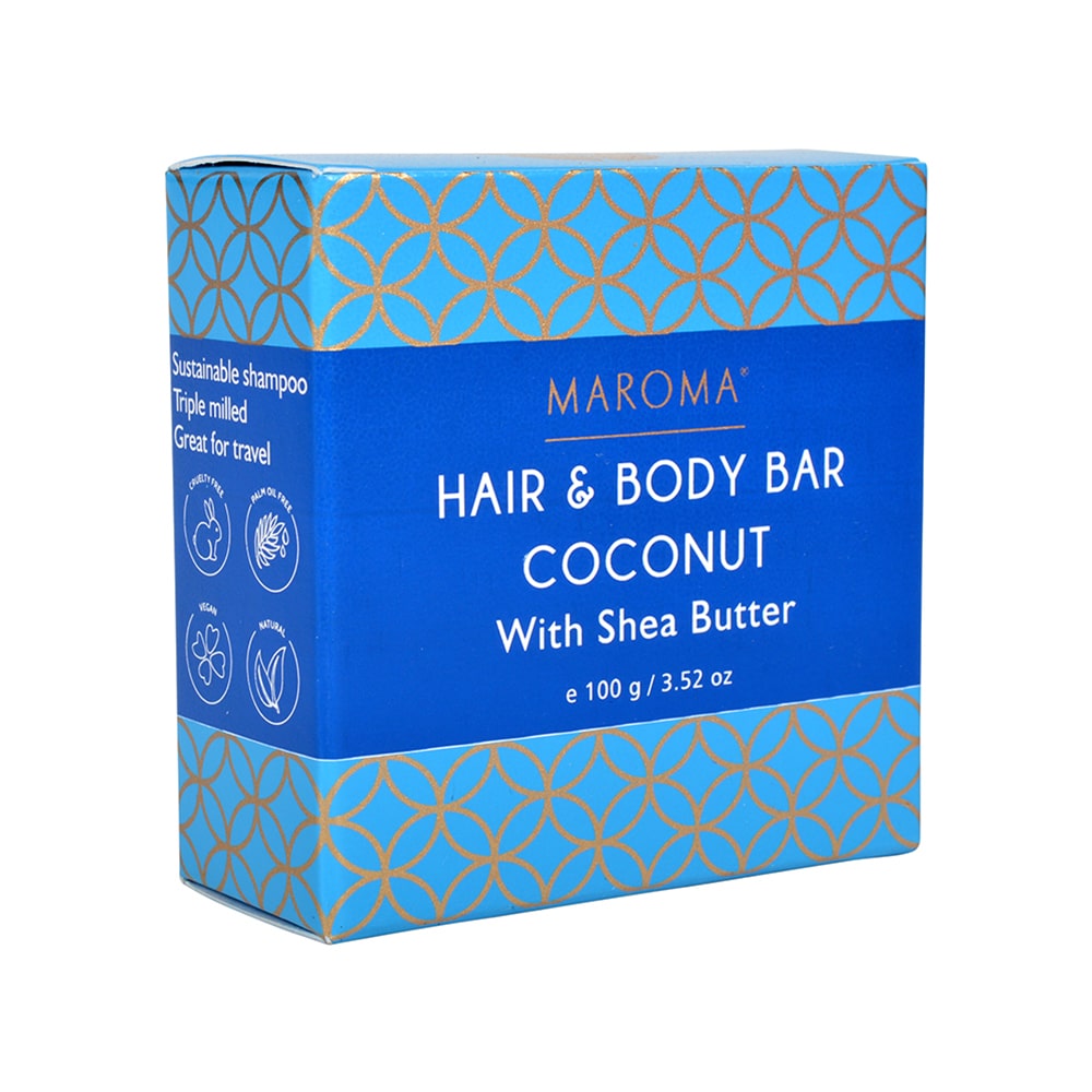 Hair and Body bar Coconut with Shea Butter – 100gms