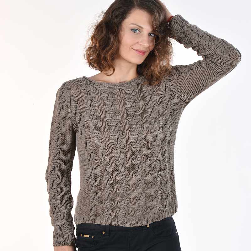 Ornet Organic Cotton Hand Knit Sweater