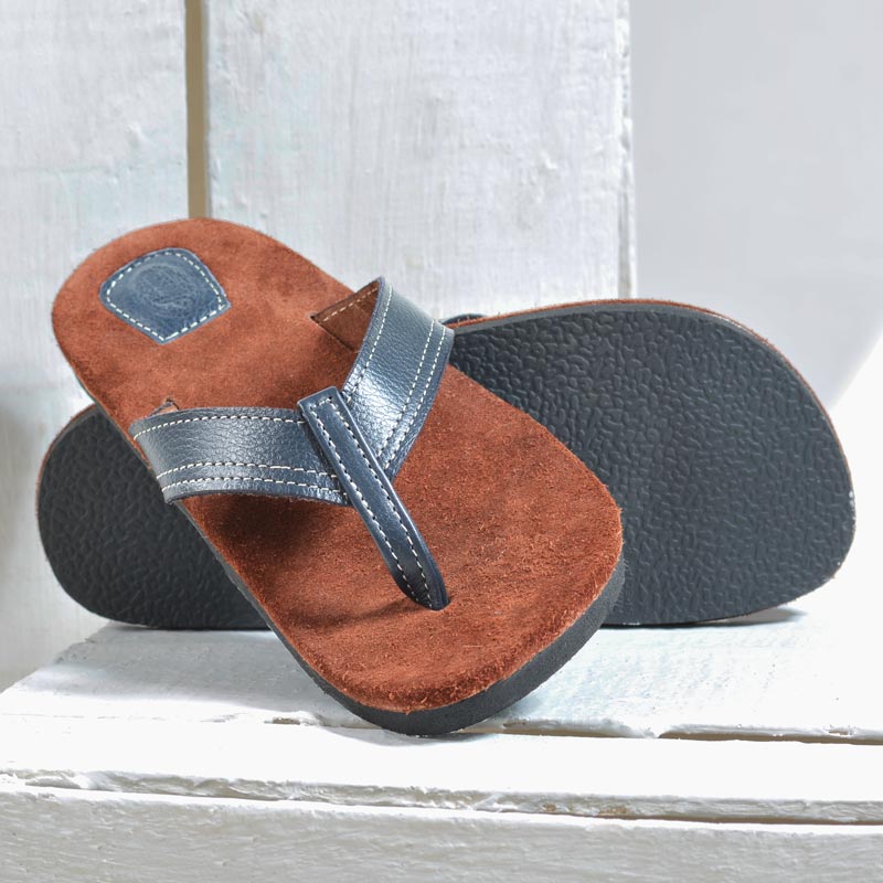 Men's Leather Slippers