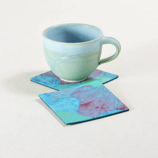 Garden coaster - Set of 2- Blue