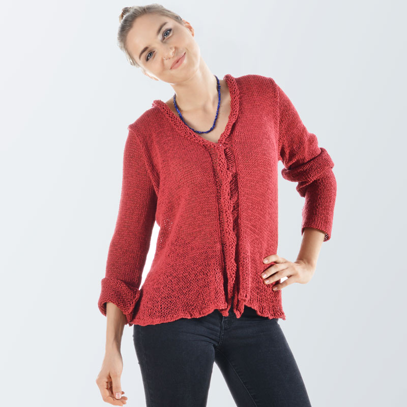 Haendl Organic Cotton Hand Knit Jacket