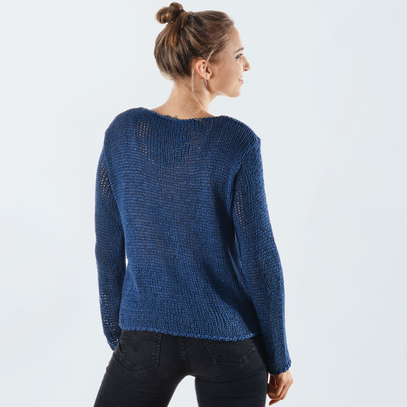 Luz Organic Cotton Hand Knit Jacket