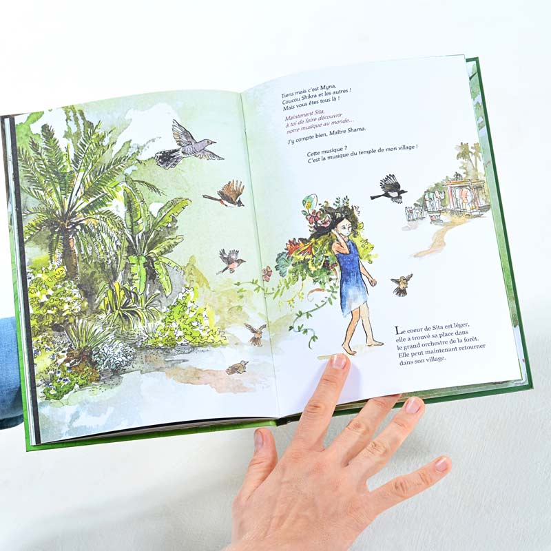 Sita et la forêt chantée (Children book with sound gift)