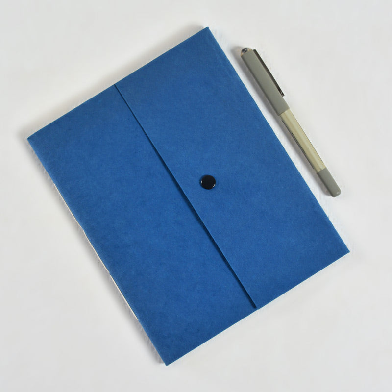 Button Notebook - Plain