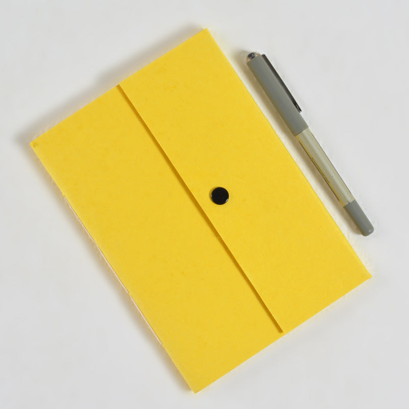 Button Notebook - Plain