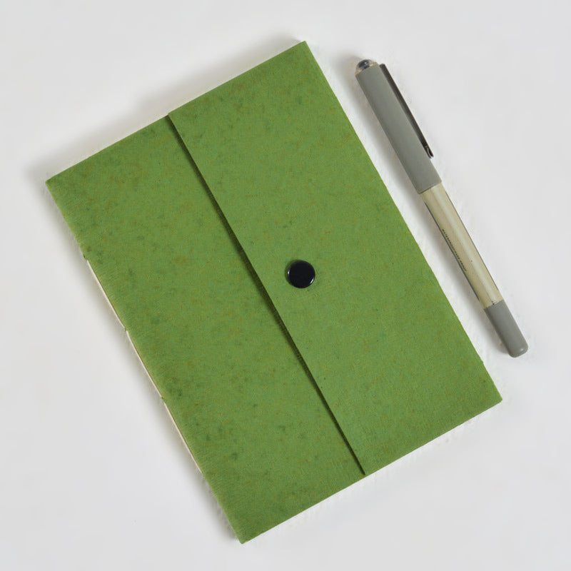 Button Notebook - Plain