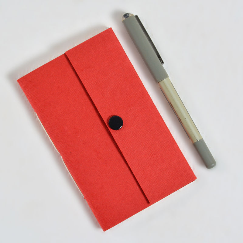 Button Notebook - Plain