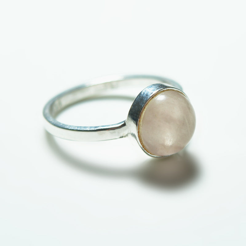 Small Silver Gemstone Ring