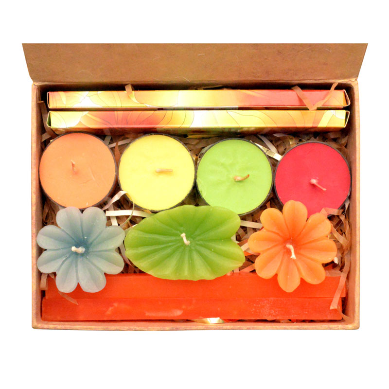 Natural Home Wellness Diwali Gift Box- Yellow Flower Sambac Jasmine