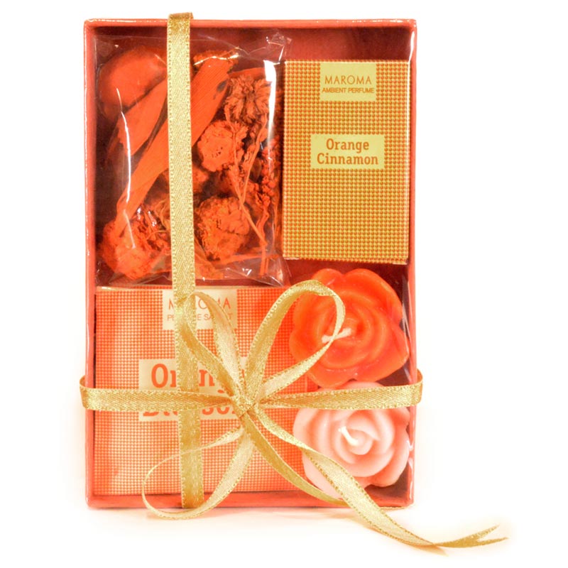 Natural Home Wellness Diwali  Gift  Box- Orange Blossom