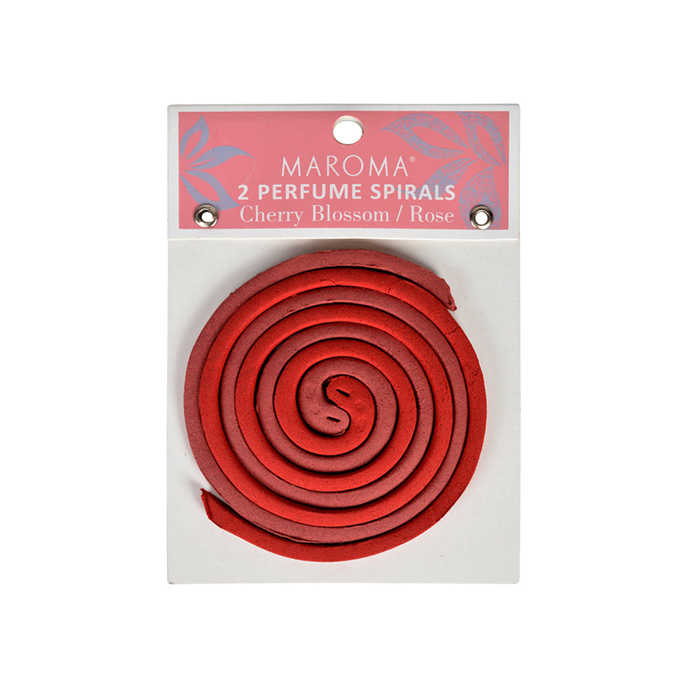 2 Perfumed Spirals - Cherry Blossom/Rose