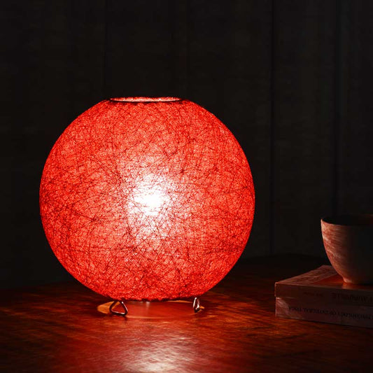 Silky Thread Globe Table Lamp