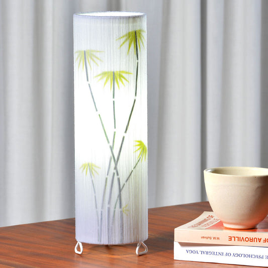 Bamboo Cylinder Table Lamp