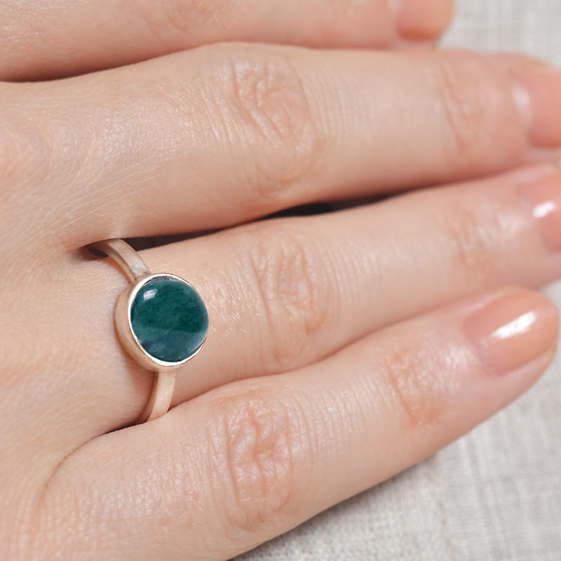 Jade Silver Ring