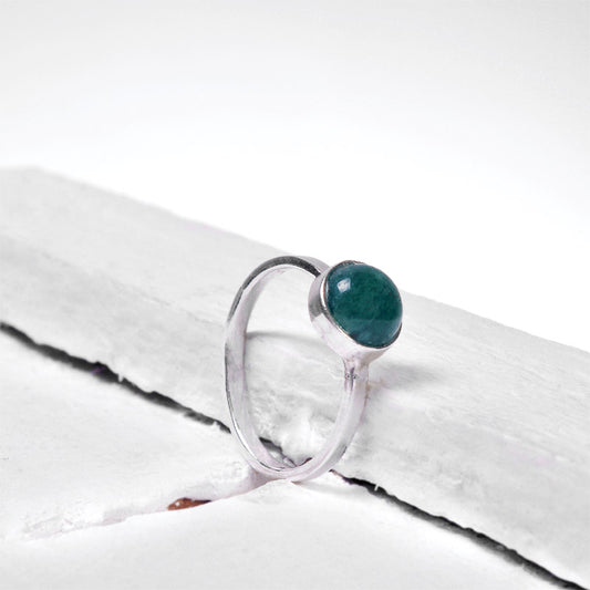 Jade Silver Ring