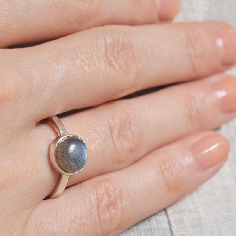 Labradorite Silver Ring