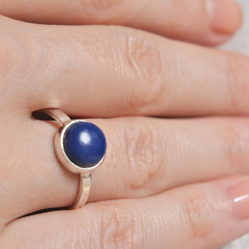 Lapis Lazuli Silver Ring