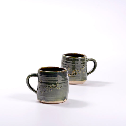 Mug - L&C Green - Set of 2