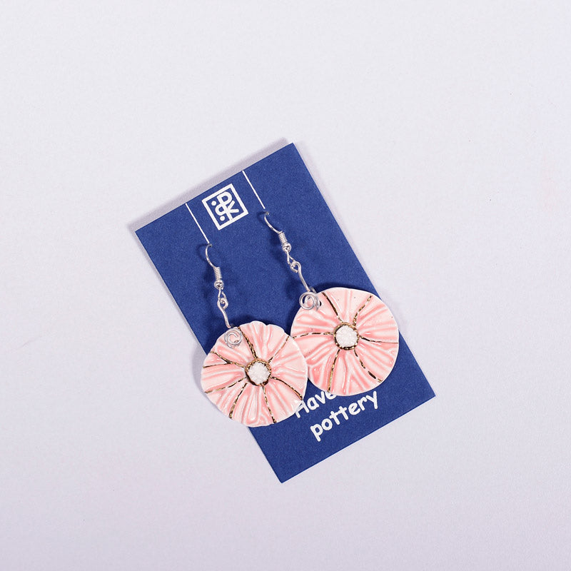 Pink Cosmos Earrings