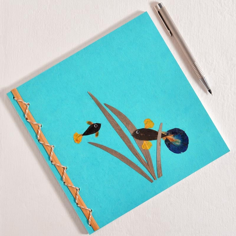 Bamboo Notebook, Fish- Set of 3