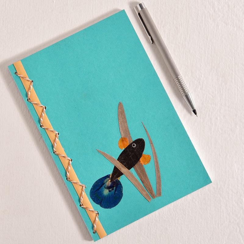 Bamboo Notebook, Fish- Set of 3