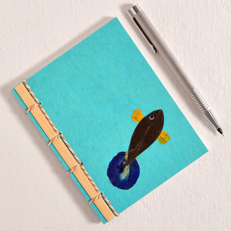 Bamboo Notebook, Fish- Set of 3