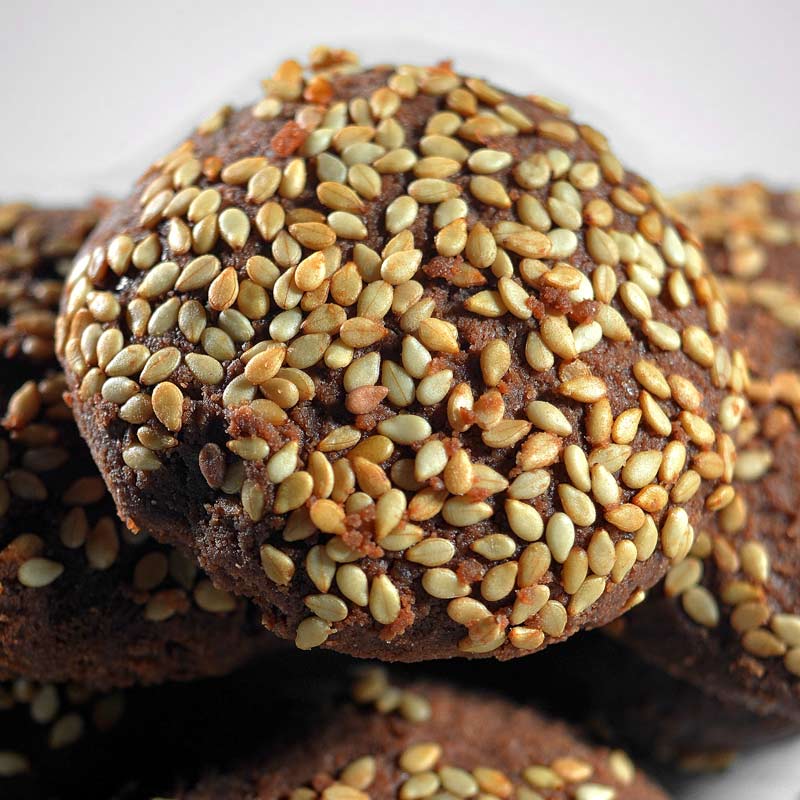 Choco Tahini Cookies