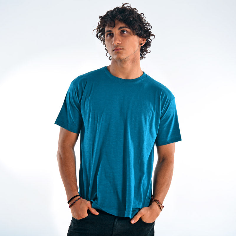 Men's T-Shirt-XL-Turquoise