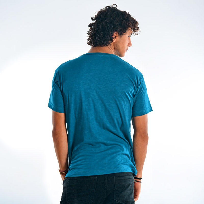 Men's T-Shirt-XL-Turquoise