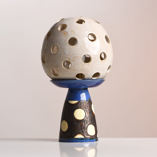 Polka Dots ceramic lamp