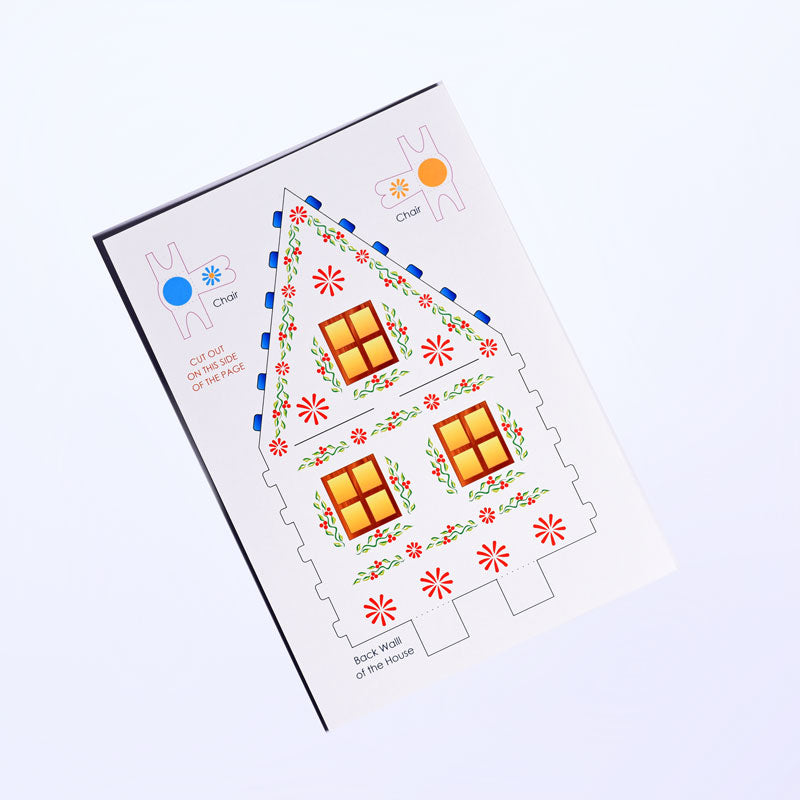 Paper craft set - Home Sweet Home