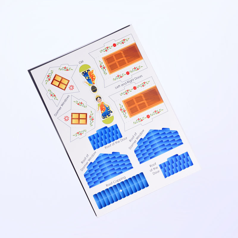 Paper craft set - Home Sweet Home