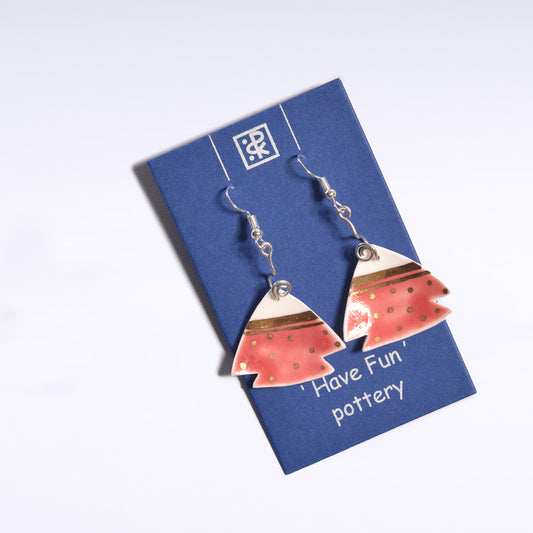 Red Fish Earring