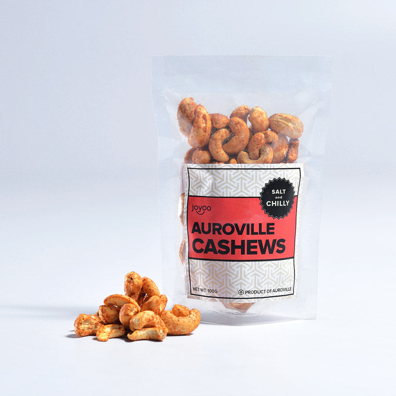 Auroville Cashews - Roasted with Chilly