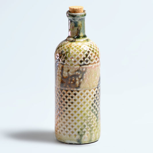 Soda Fired Bottle with Cork - 5