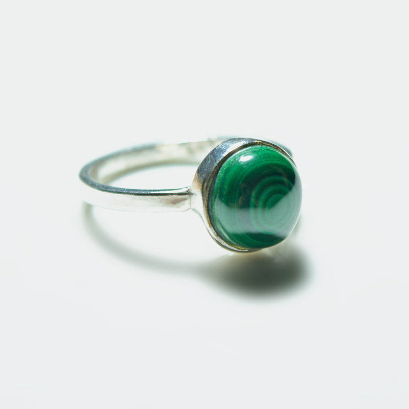 Small Silver Gemstone Ring