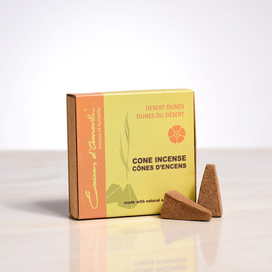 Encens d'auroville - Desert Dunes Cone Incense