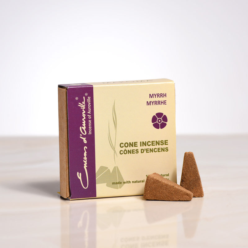 Encens d'auroville - Myrrh Cone Incense